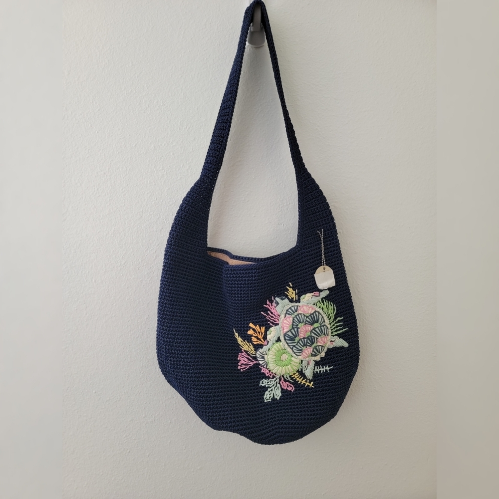 The Sak x Oceana Crochet Hobo bag